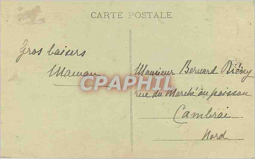 CPA Amiens Cathedrale L'Enfant pleureur  — Rückseite