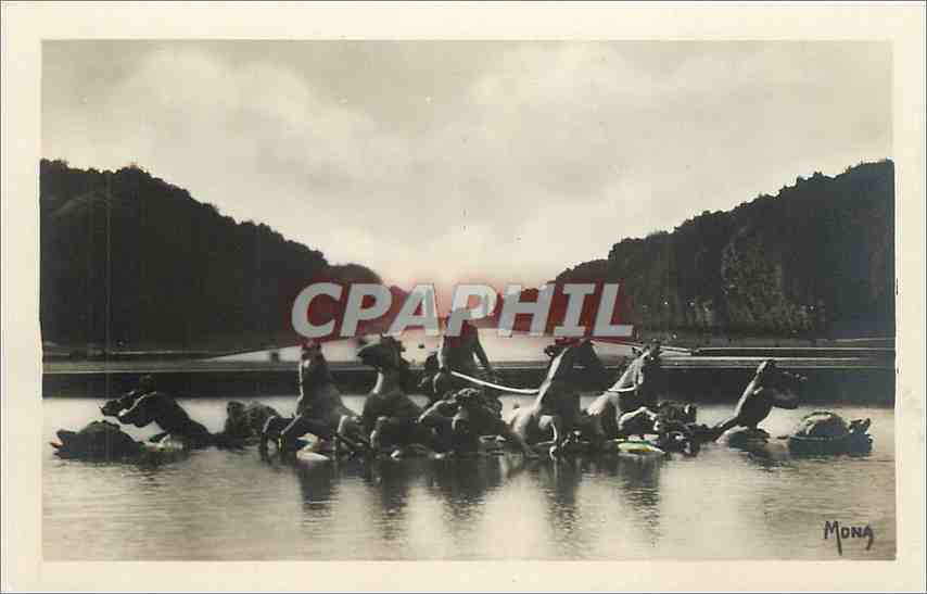 CPA Versailles Le Bassin d'Apollon 