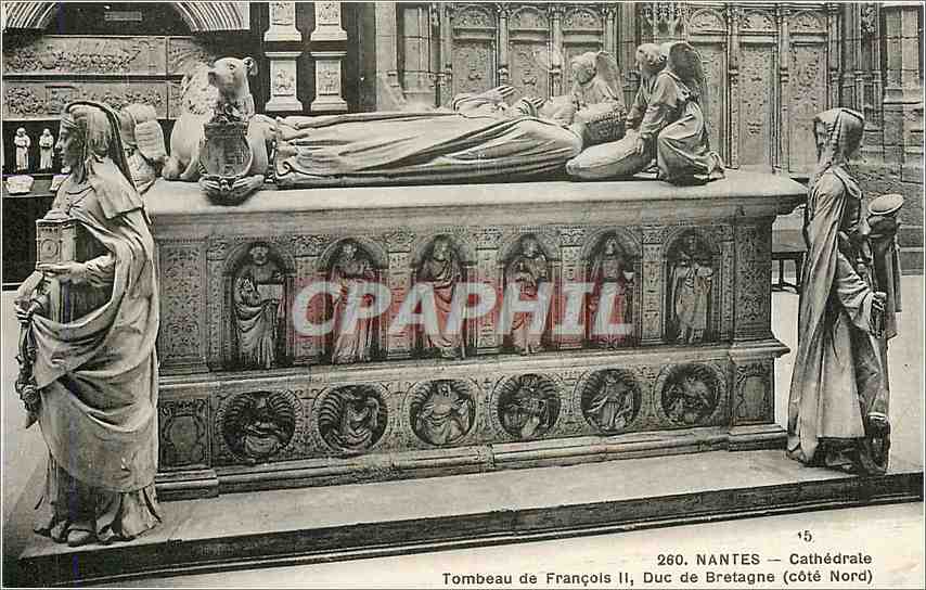 CPA Nantes Cathedrale Tombeau de Francois II Duc de Bretagne 
