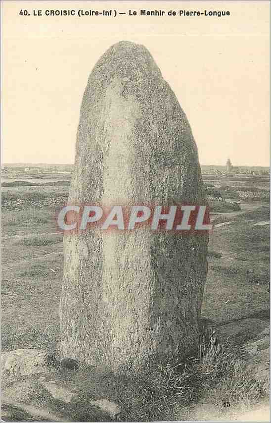 CPA Le Croisic Loire Inf Le Menhir de Pierre Longue 