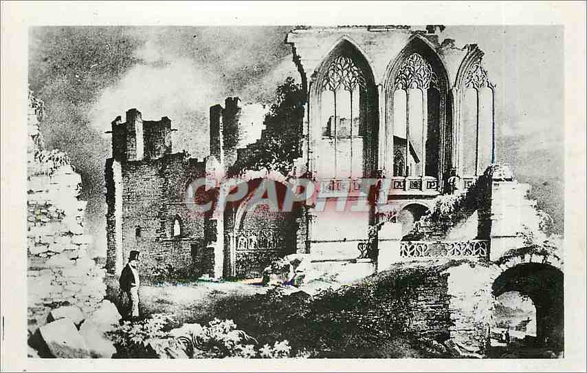 CPA Bourbon L'Archambault L'Ancienne Bourbonnais Vestiges de la Sainte Chapelle cote sud 