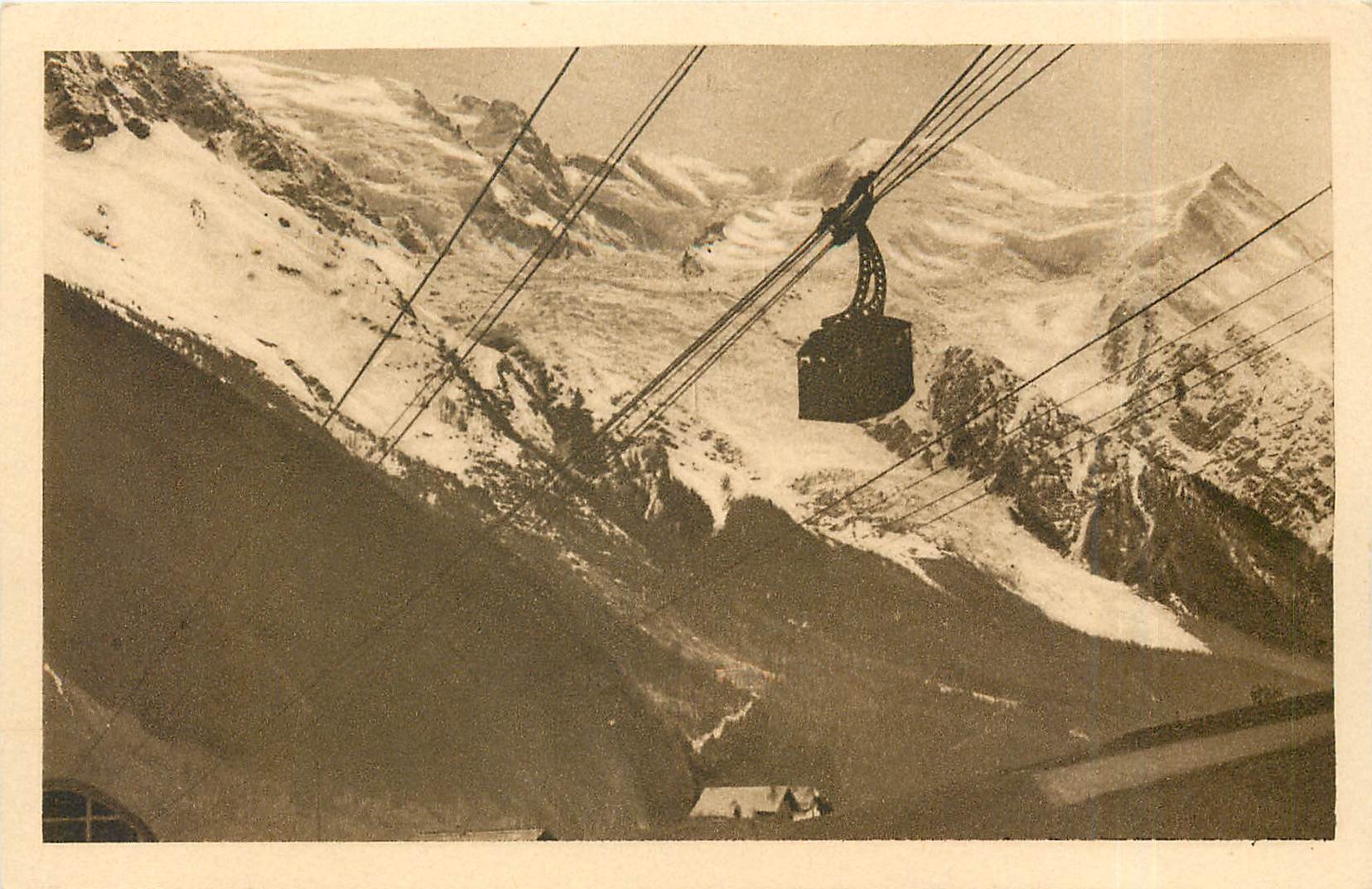CPA Chamonix Mont Blanc Teleferique Planpraz Le Brevent 