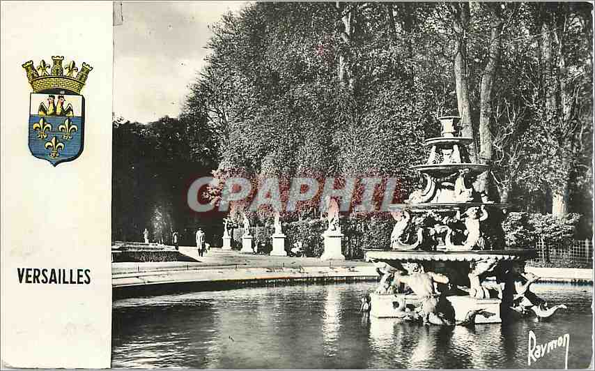CPA Versailles Bassin de Pyramides 