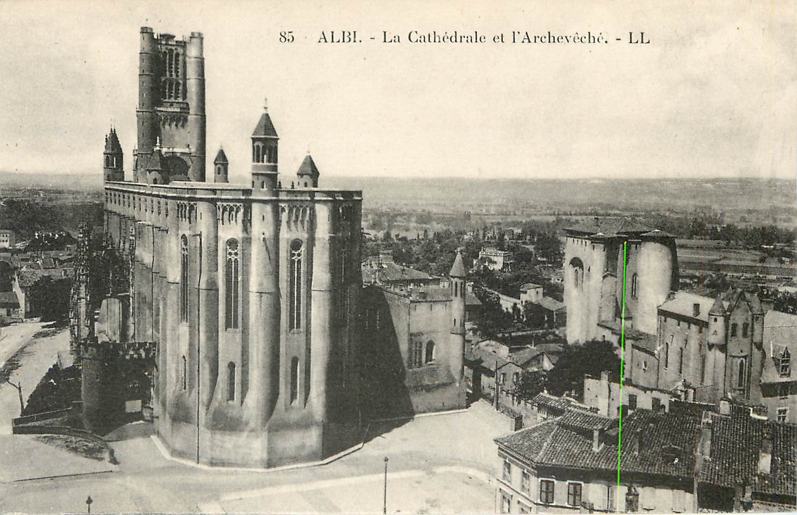 CPA Albi La Cathedrale et l'Archeveche 