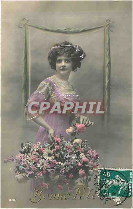CPA Bonne Fete Femme