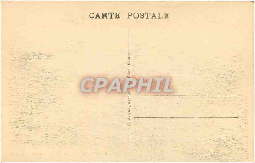 CPA Saint Palais sur Mer Le Pont du Diable  — Back