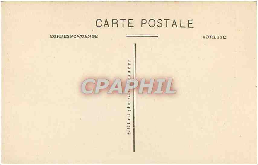 CPA Angouleme Charente Le Clocher de la Cathedrale  — Rückseite