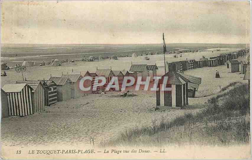 CPA Le Touquet Paris Plague La Plague vue des Dunes 