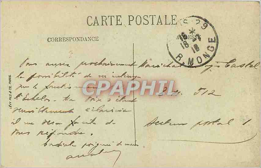 Lisieux — Le Jardin Public — LL. n°43 — Rückseite