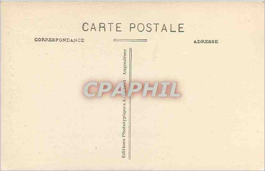 Angoulême historique — Tour ronde des anciens remparts — A.G.A. 820 — Rückseite