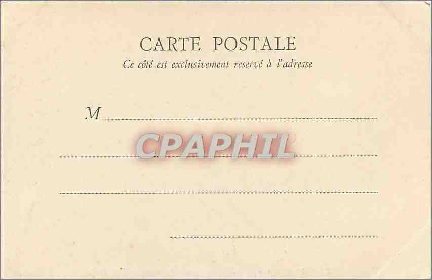 CPA Fontainebleau Antichambre des appartements de l'Empereur  — Rückseite