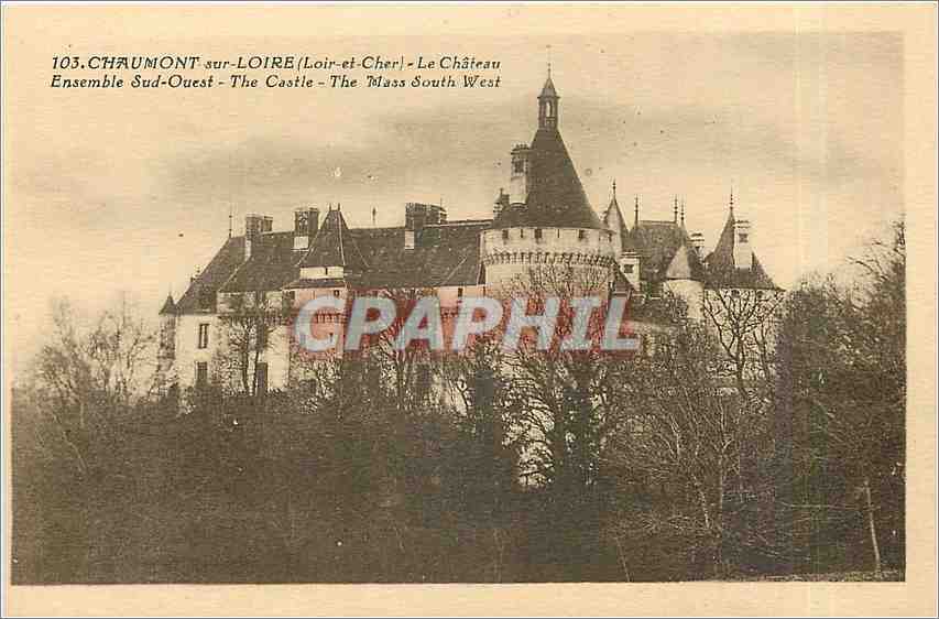 CPA Chaumont sur Loire Loir et Cher Le Chateau 