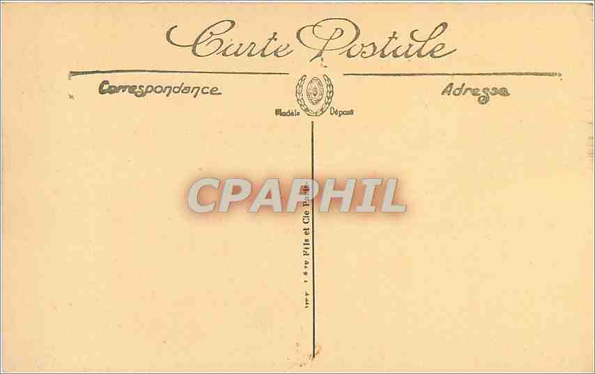 Bleoïs — Le Château — La Cheminée Louis XII et d'Anne de Bretagne — Édition Monéron-Morelle — LL — Verso