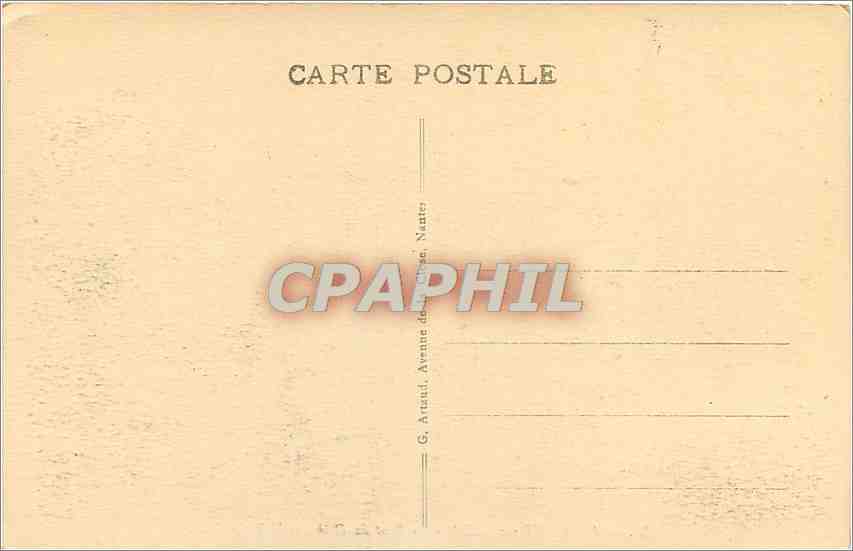 CPA St Palais sur Mer Le Pont du Diable et la Roche Percee  — Rückseite