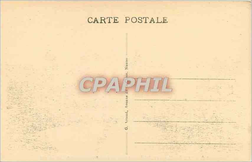 CPA Saint Palais sur Mer Le Puits de Lauture Gouffre creuse par l'Ocean  — Back