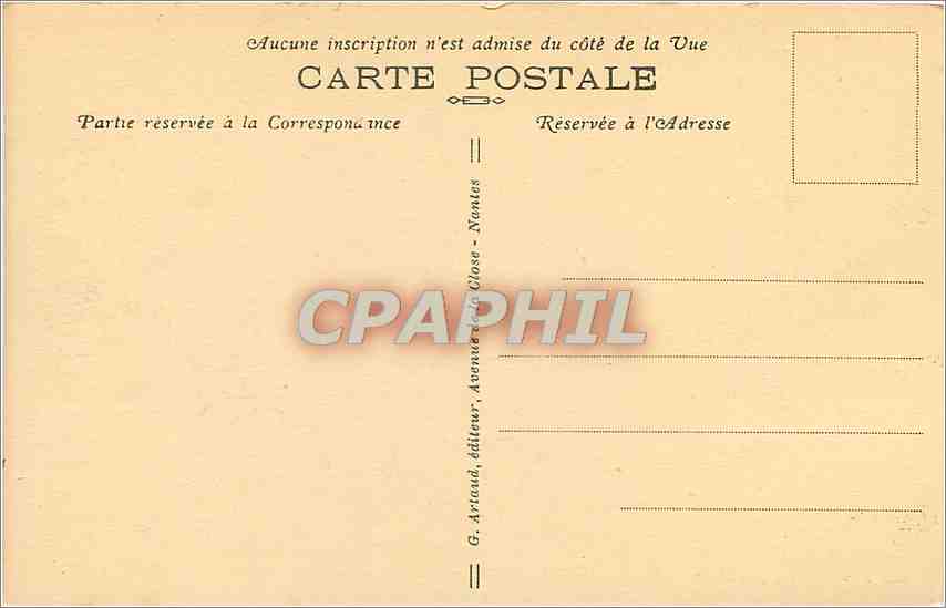 CPA St Palais sur Mer La Conche au clair de lune  — Verso