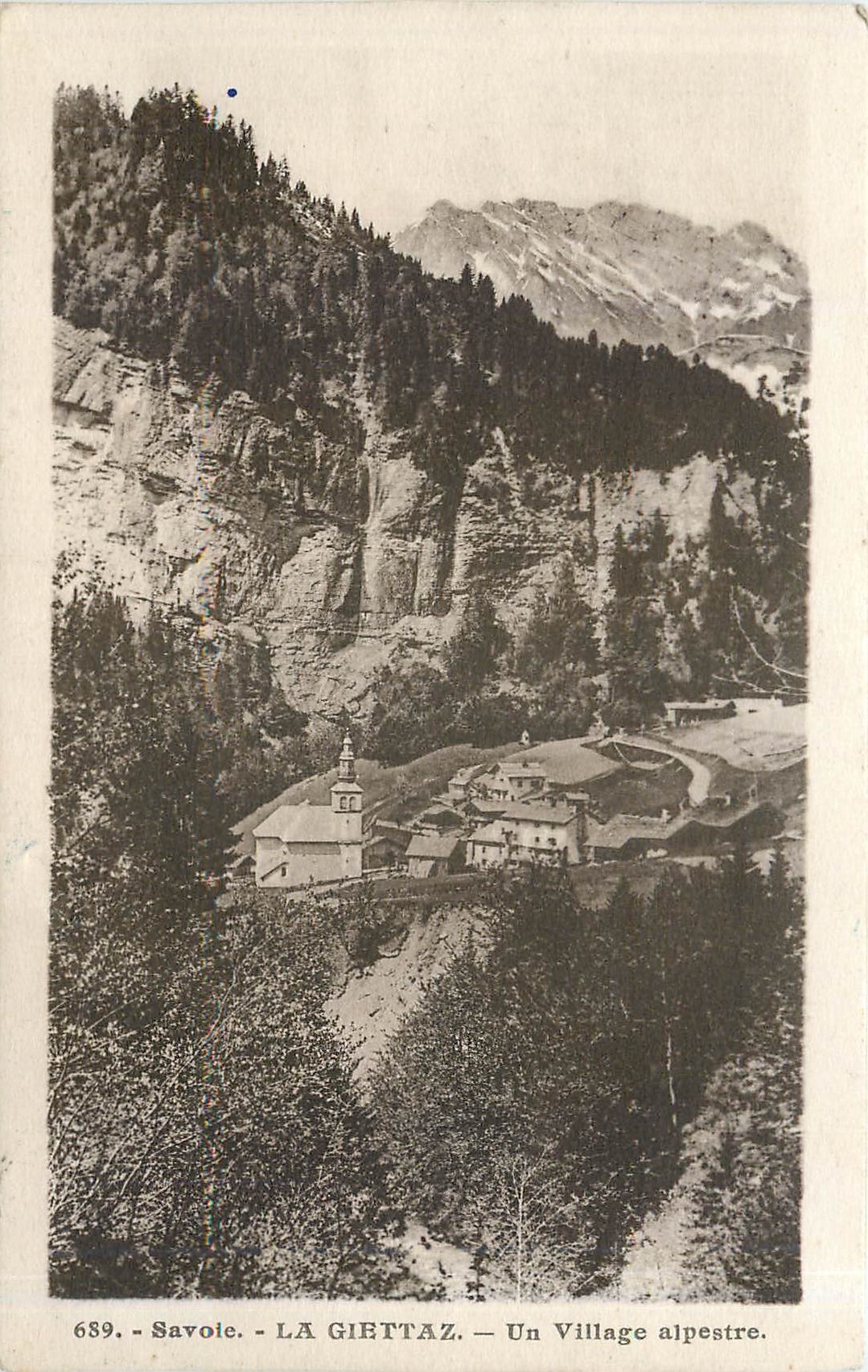 CPA Savoie La Giettaz Un Village alpestre 