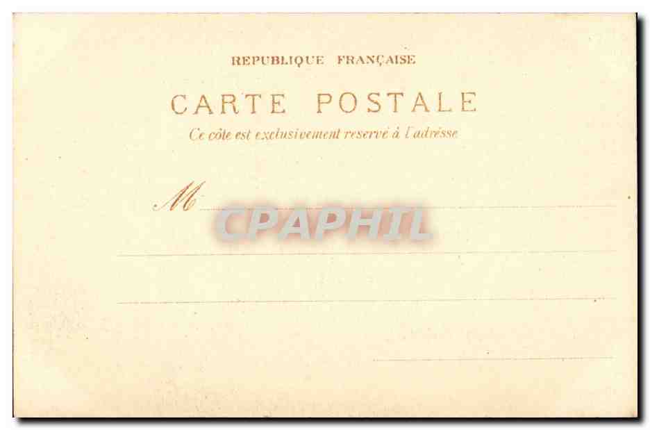 Aix les Bains CPA Costumes Coiffes — Verso
