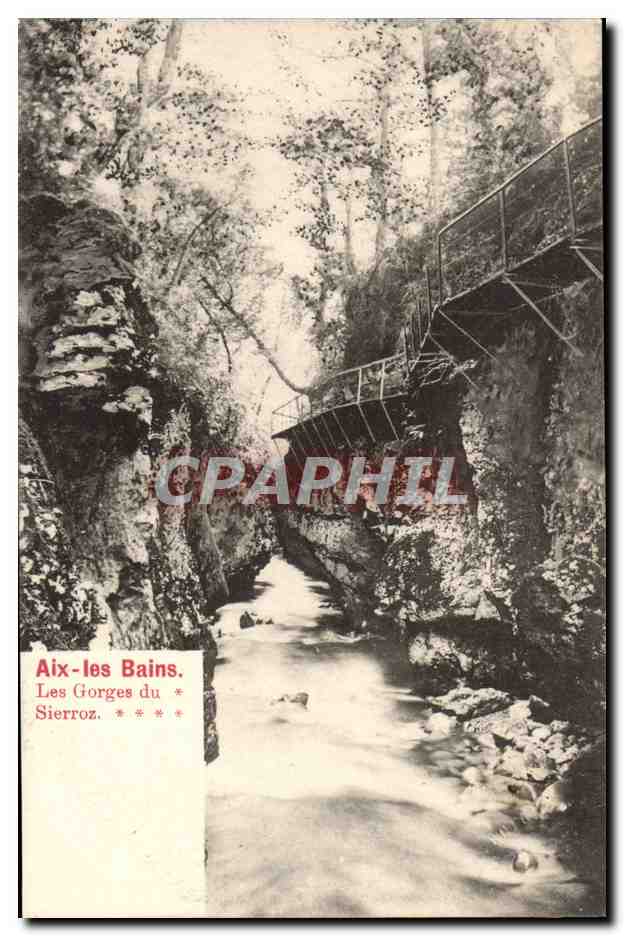 Aix les Bains CPA Les gorges du Sierroz