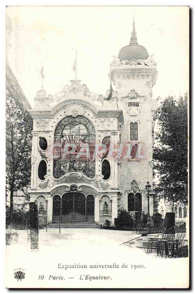 Paris CPA Exposition universelle de 1900 L'Equateur Ecuador