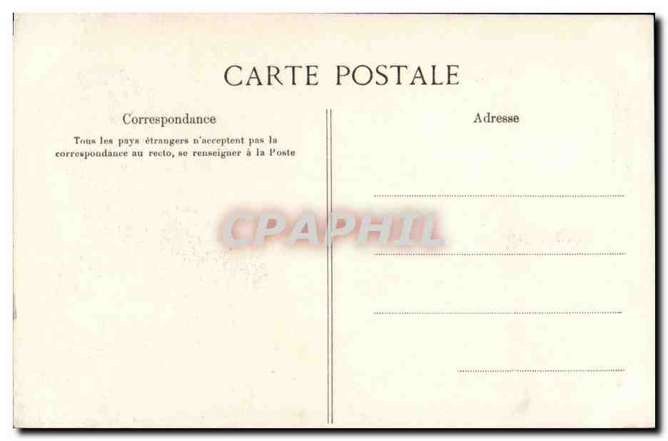 Mortagne CPA Eglise Notre Dame avant l'incendie du 2 juillet 1887 — Rückseite