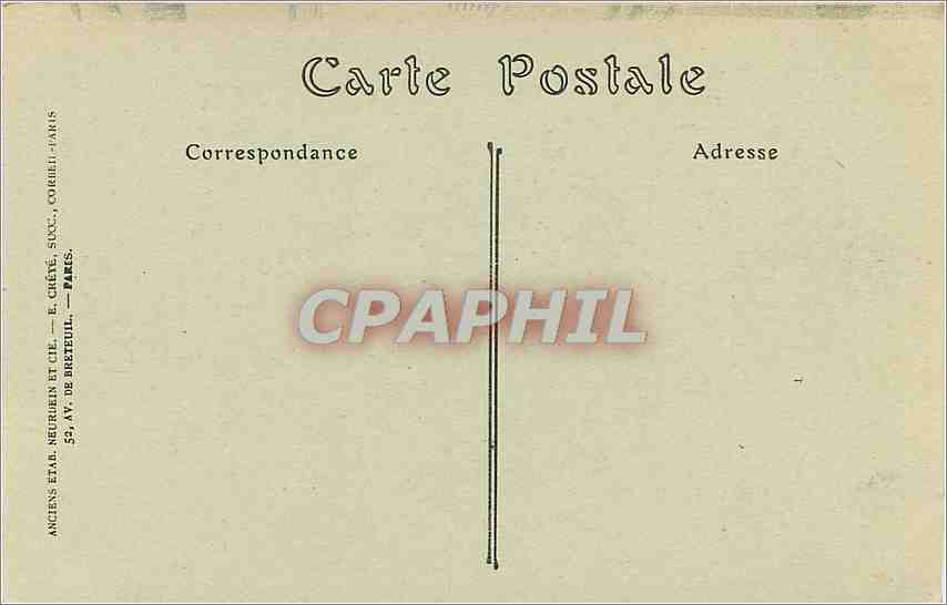 CPA Royat P de D la croix XV s  — Rückseite