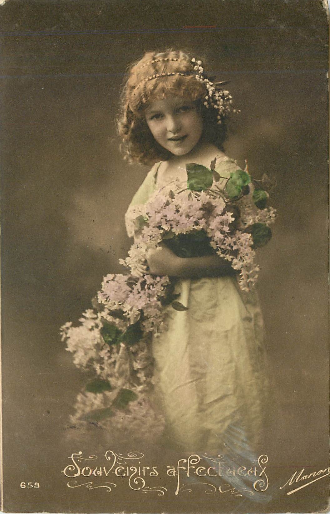 CPA Souvenirs Enfant