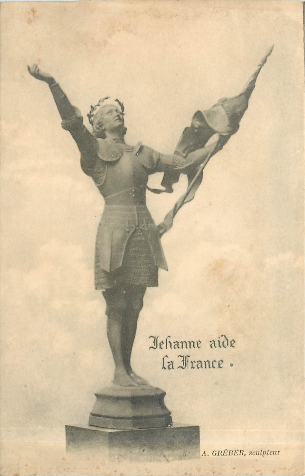 CPA Jehanne aide la France 