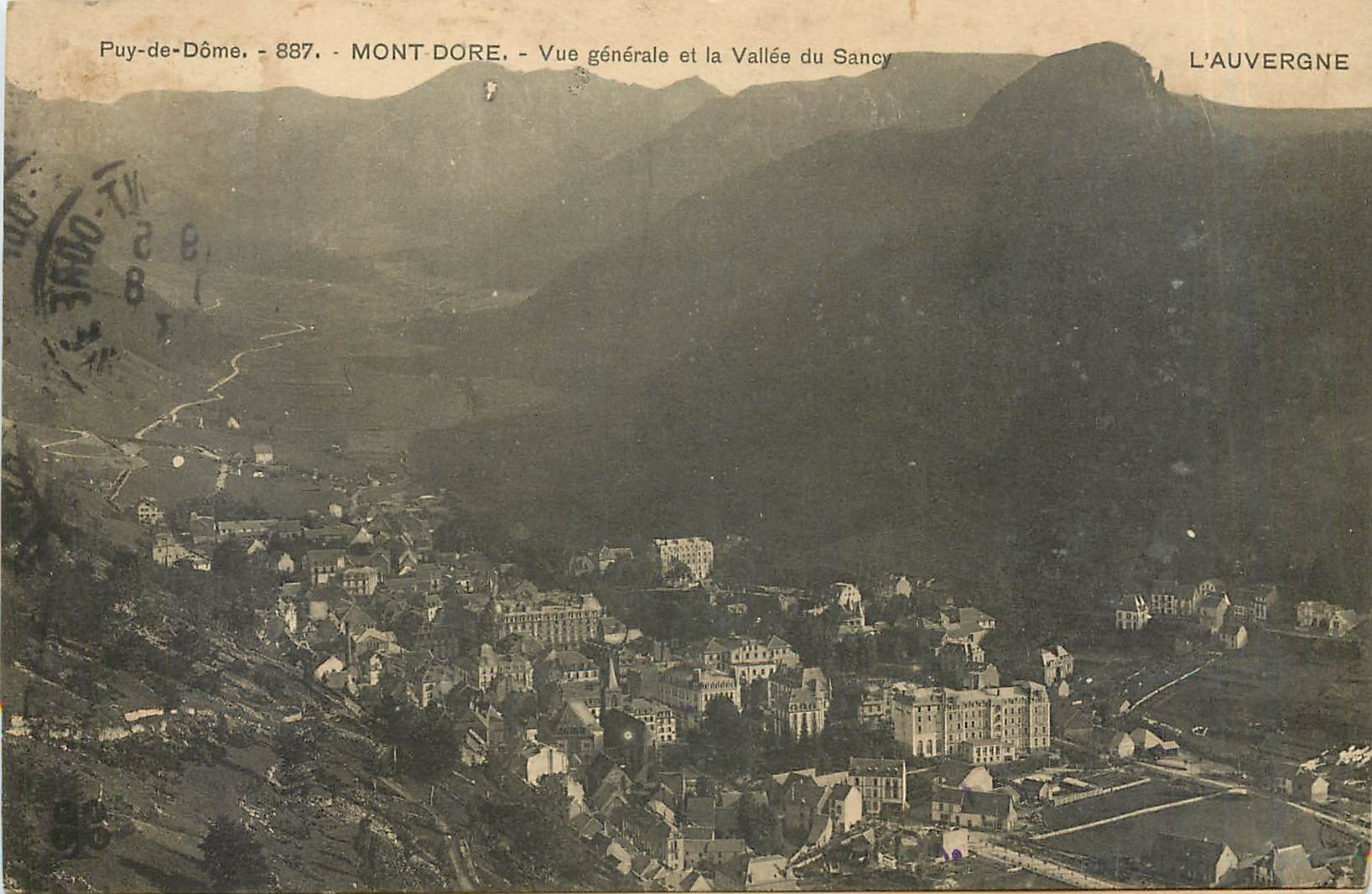 Mont Dore — Vue générale et la Vallée du Sancy — L'Auvergne
