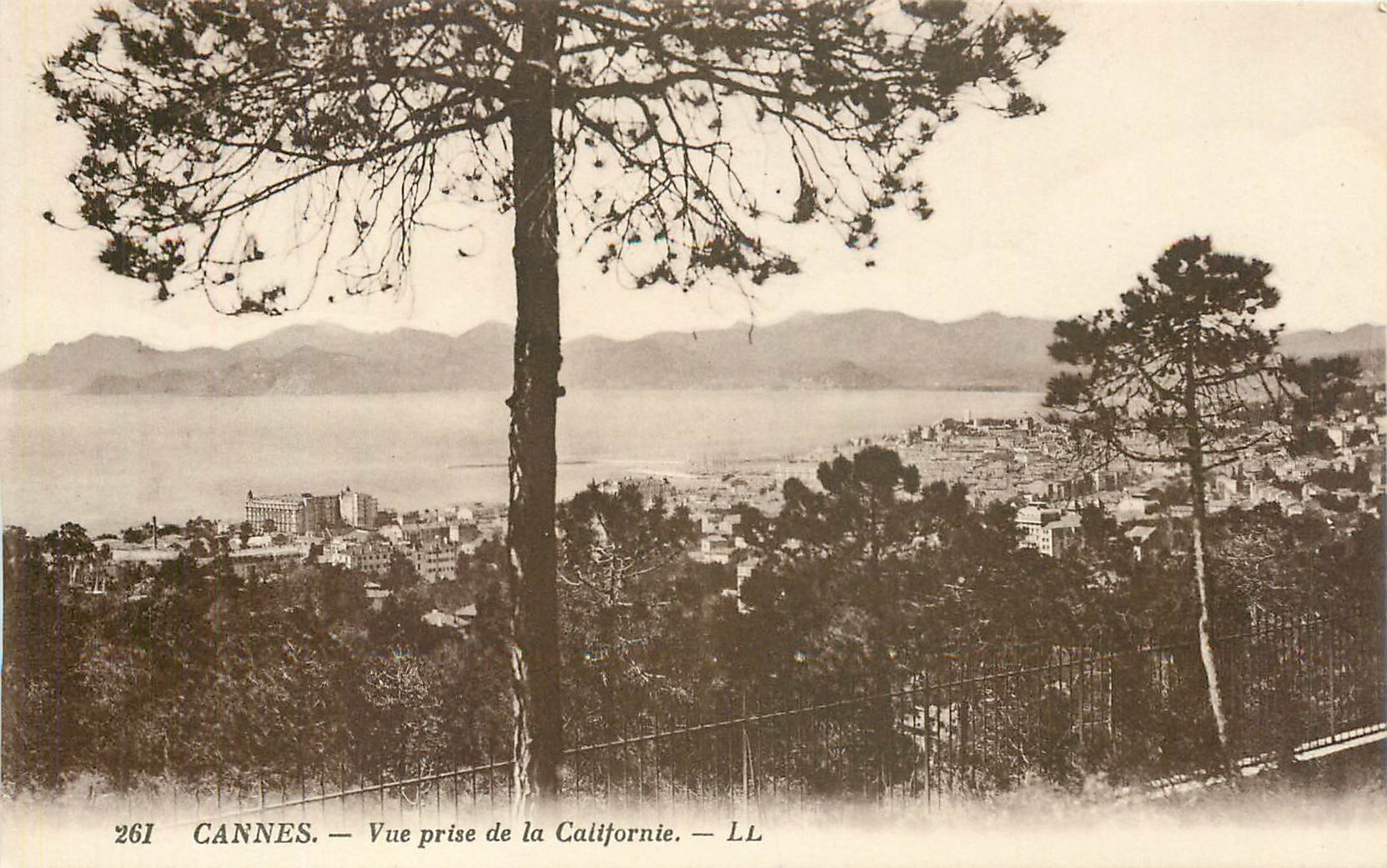 CPA Cannes vue prise de la Californie 