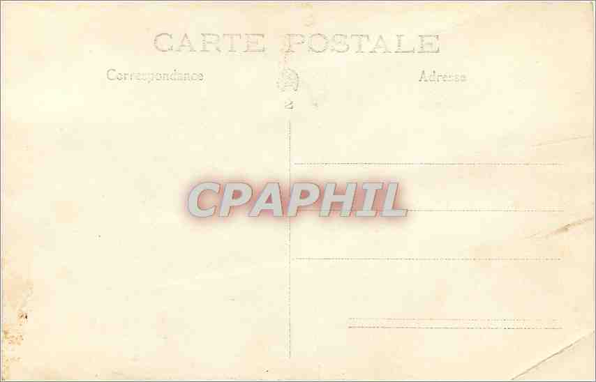 CARTE PHOTO Marchande  — Rückseite
