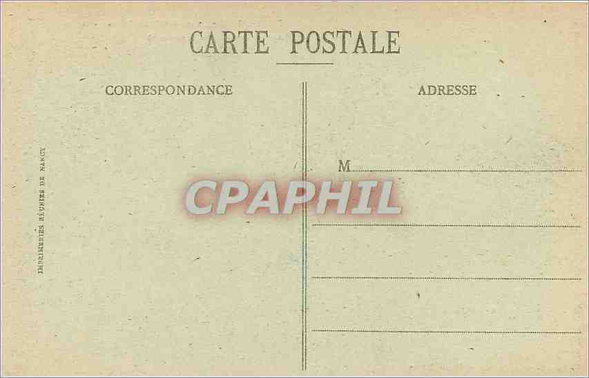 CPA Belfort le monument des Trois Sieges palais de justice salles des fetes  — Verso