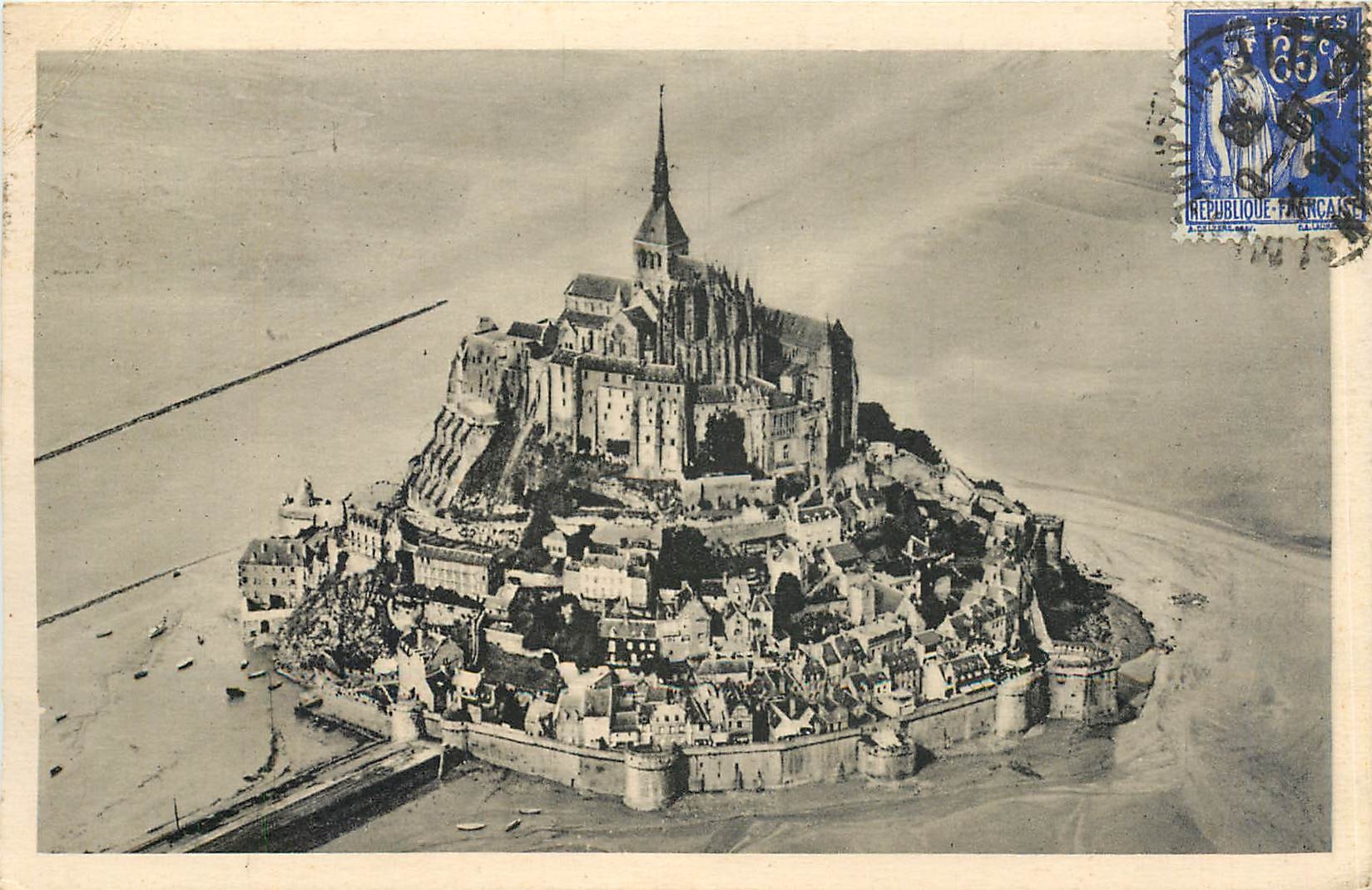 CPA Le Mont Saint Michel Cliche CAF 