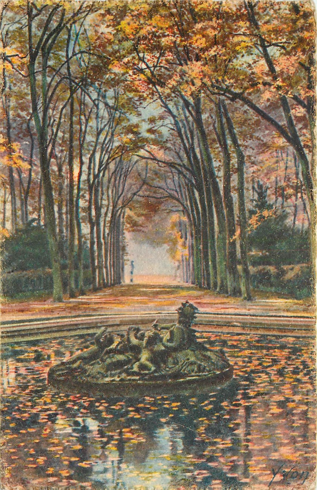 CPA Splendeurs et Charmes de Versailles les Jardins Bassin de Ceres Allee de l'Ete 