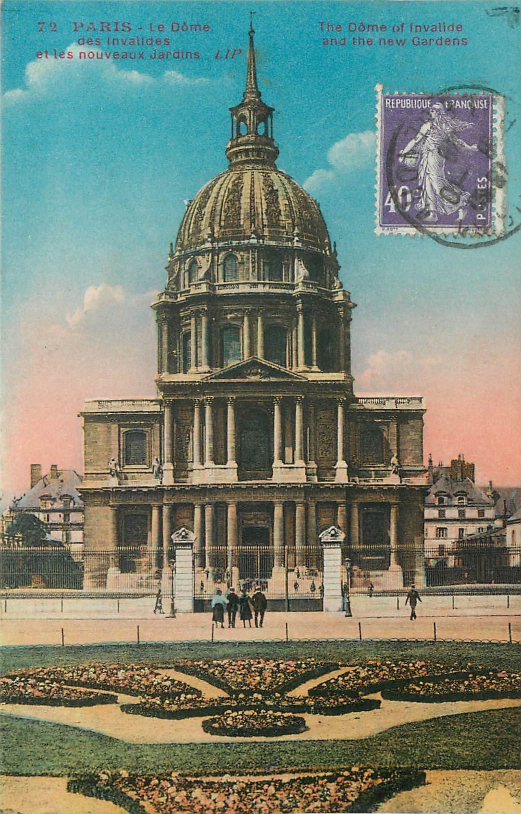 Paris - Le Dôme des Invalides — éditeur LIP, série T2