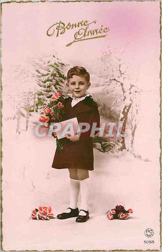 CPA Bonne Annee Enfant