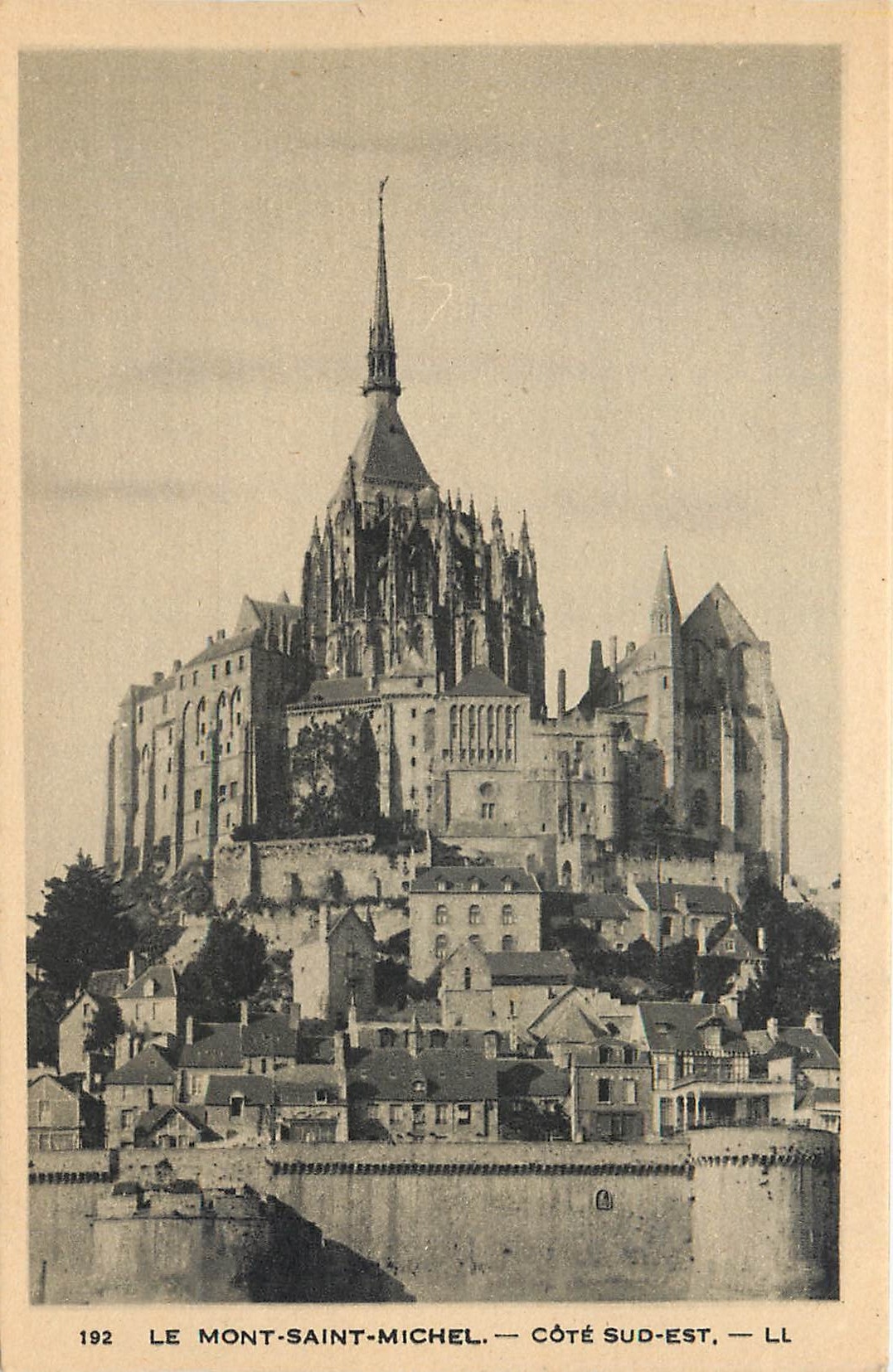 CPA Le Mont Saint Michel Cote Sud Est 