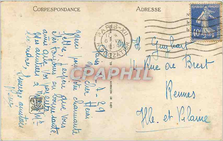 CPA Salons de Paris Larche Raoul le Tempete  — Rückseite