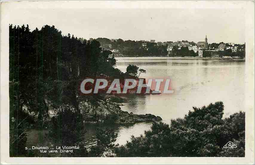 CPA Dinard la Vicomte vue vers Dinard 