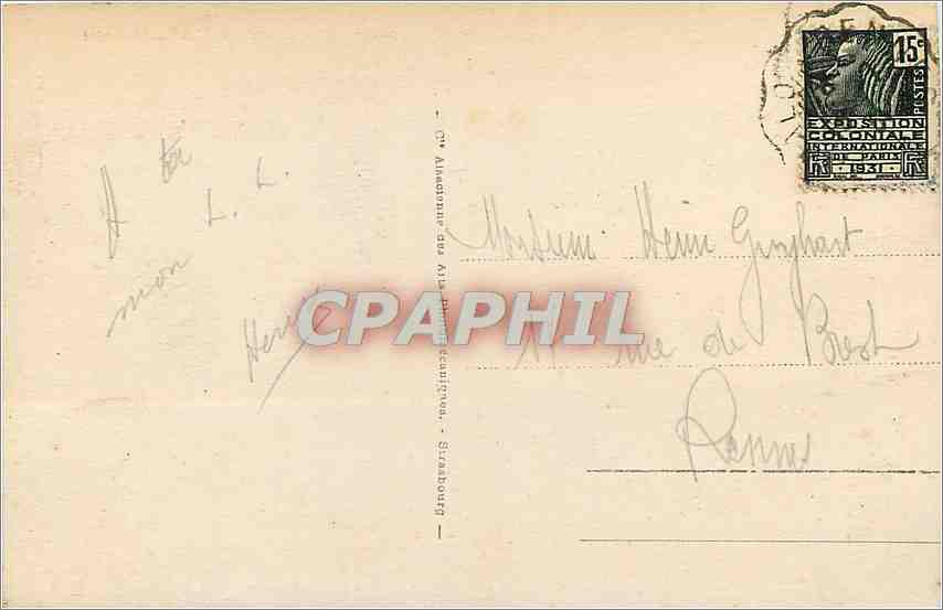St-Malo - L'Avant-Port et Quai de Dinard — CPA n°68 — Rückseite