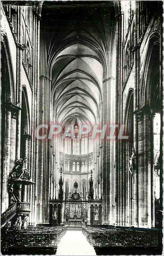 Amiens (Somme) - La Cathédrale — La Nef (1220-1236) hauteur 42m 50 — Cliché R. LELONG