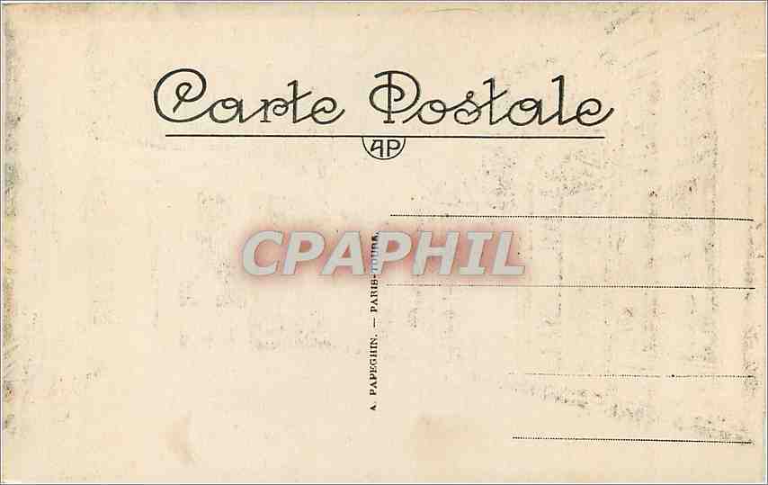 CPA Palais de Versailles Salon de l'Oeil de Boeuf  — Rückseite