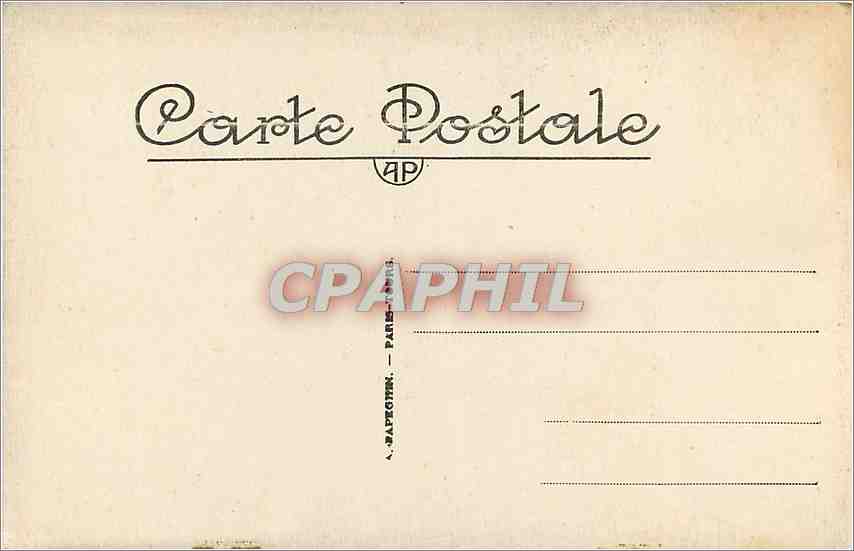 Palais du GRAND TRIANON — Le Péristyle — A. BAPETON, Paris — Rückseite