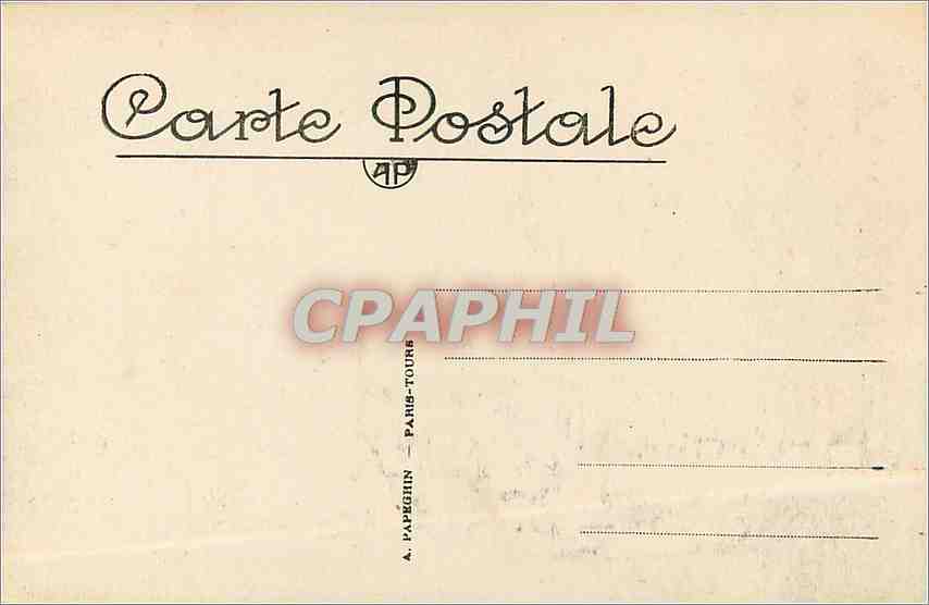 CPA Parc de Versailles Bassin du Char d'Appollon  — Verso