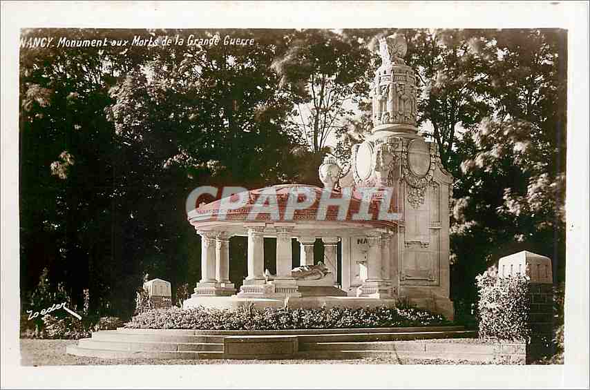 CPA Nancy Monument aux Morts de la Grande Guerre 