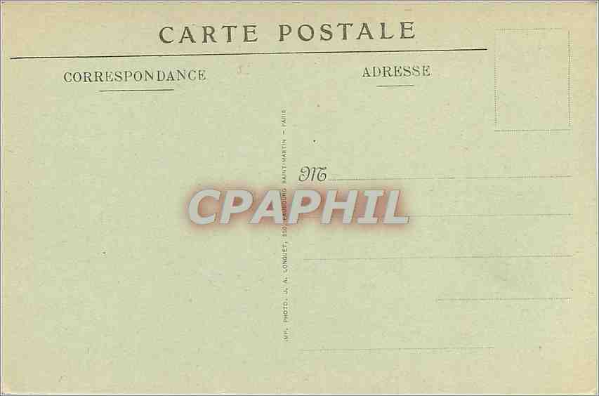 CPA Guerre Europeenne Mont St Eloi P de C les deux Tours prises de cote le 1er Octobre 1915  — Rückseite