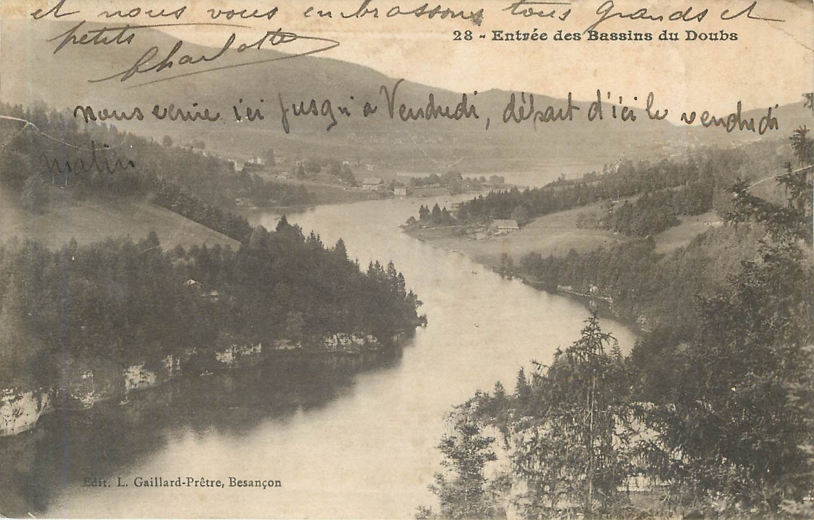 CPA Entree des Bassins du Doubs 