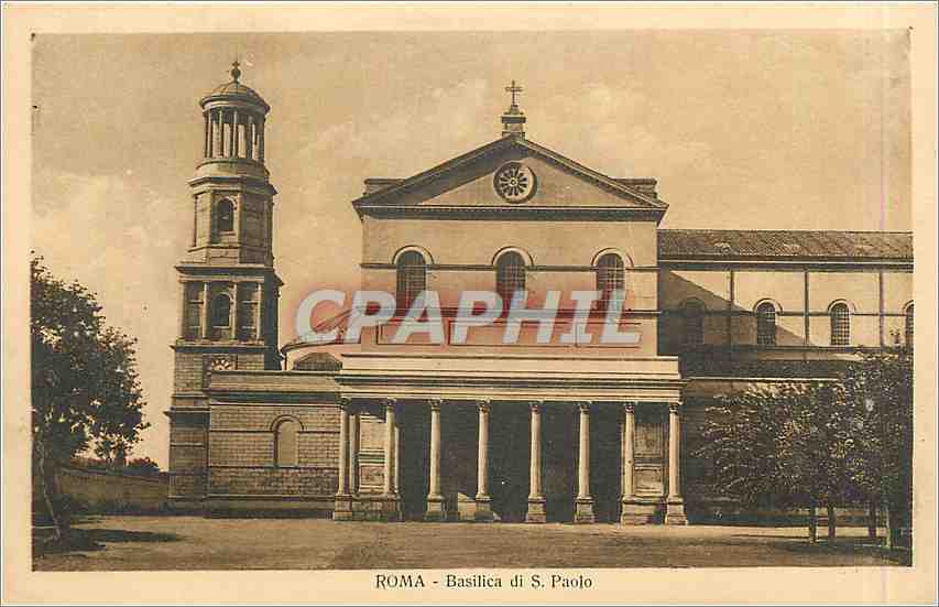 CPA Roma Basilica di S Paolo 