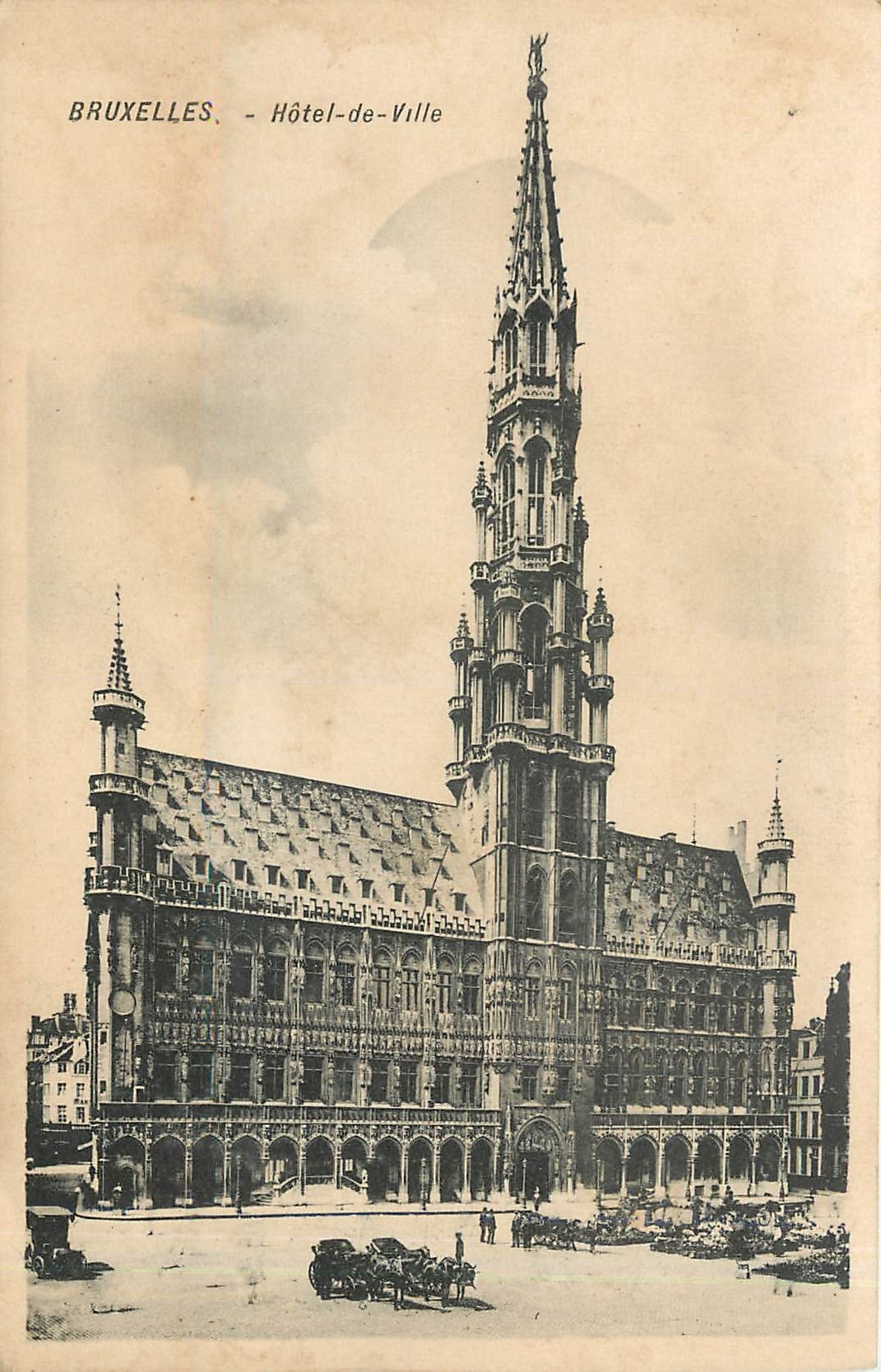 CPA Bruxelles Hotel de Ville 