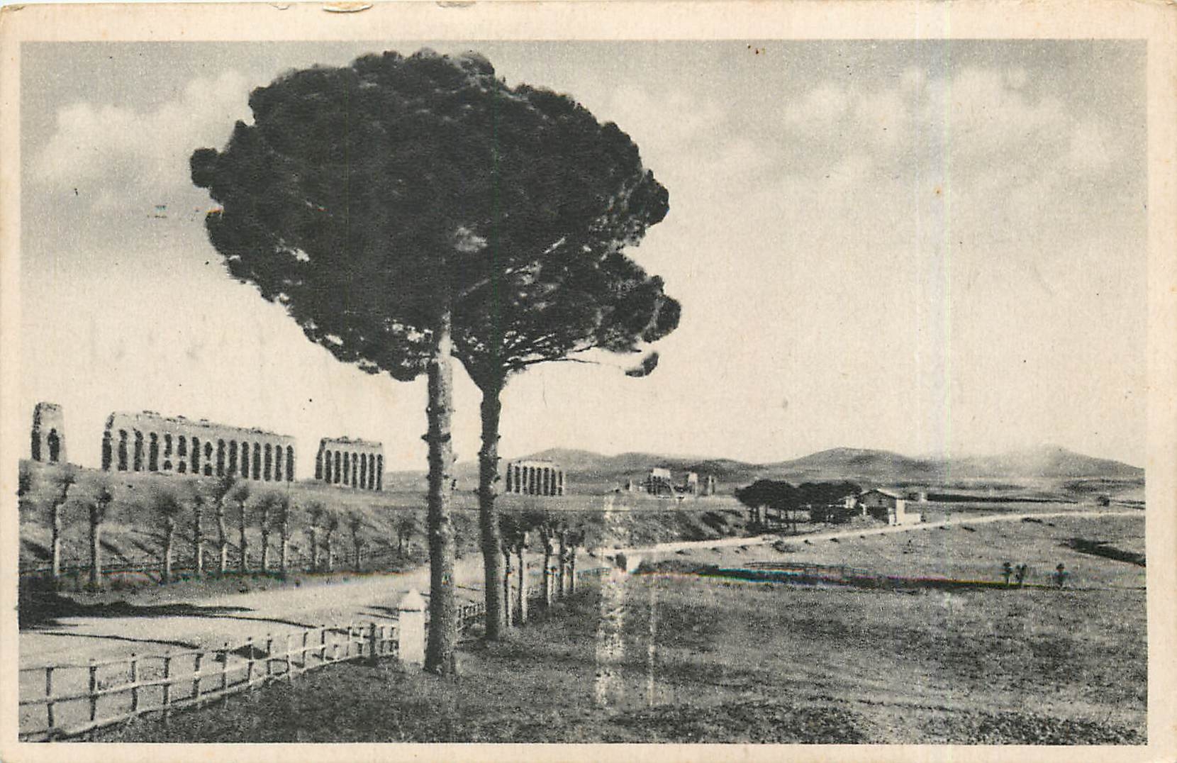CPA Roma Acqueduct de Claudie sur la via Appia Nuova 